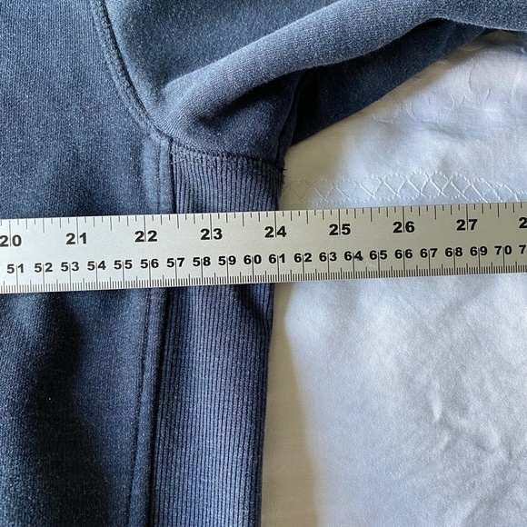 Jack & Jones Vintage Cloth Co. Men's Long Sleeve Heavy Sweatshirt Charcoal Gray - Picture 9 of 12